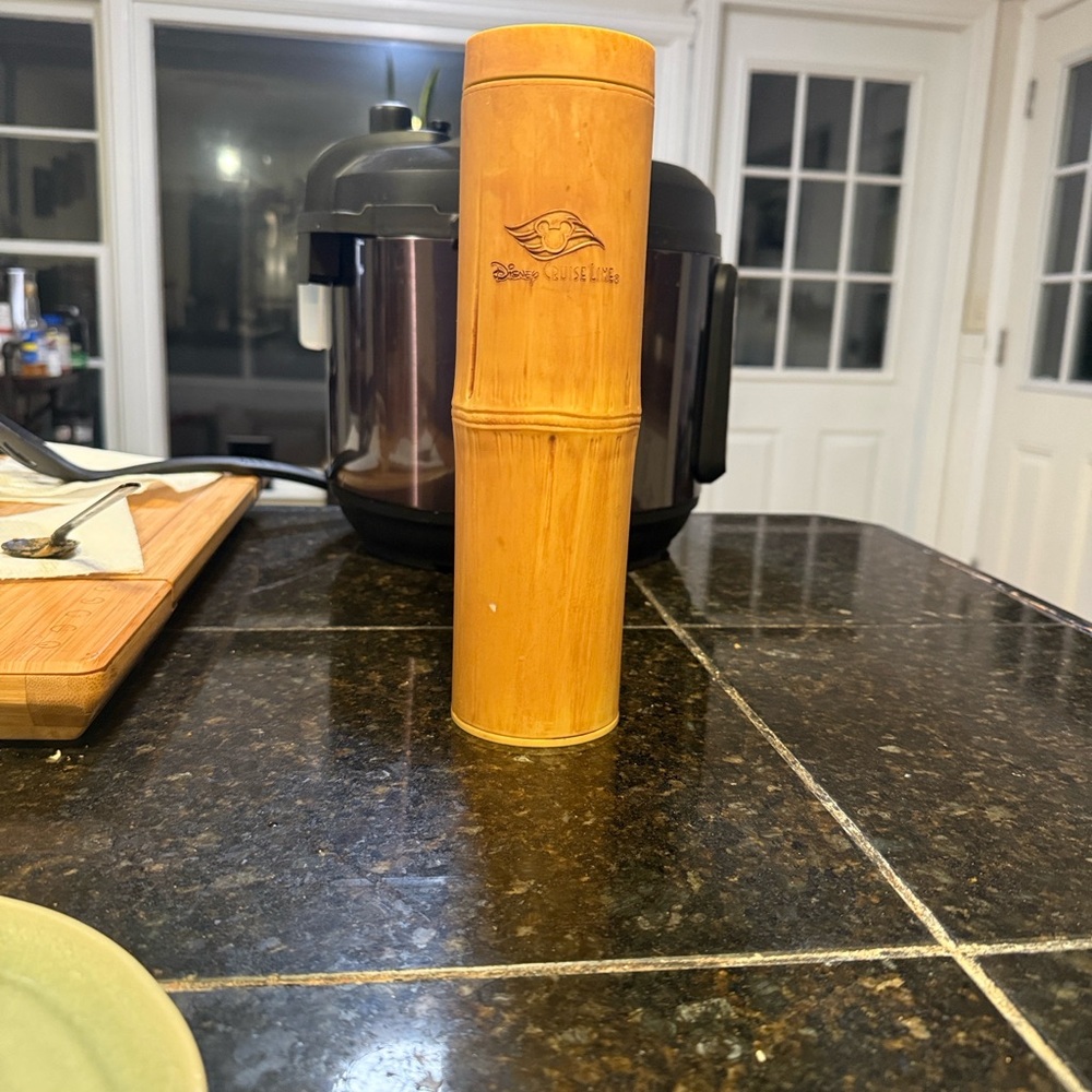 Disney Cruise Line bamboo cup